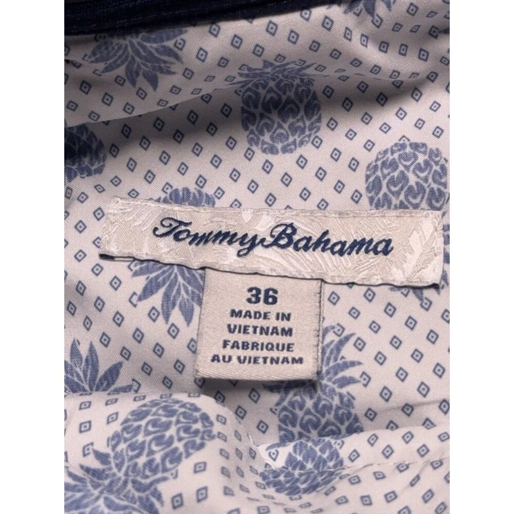 Tommy Bahama Men's 36 Golf Chip Shot Shorts Navy 9.5” Inseam Chino Nylon Flat